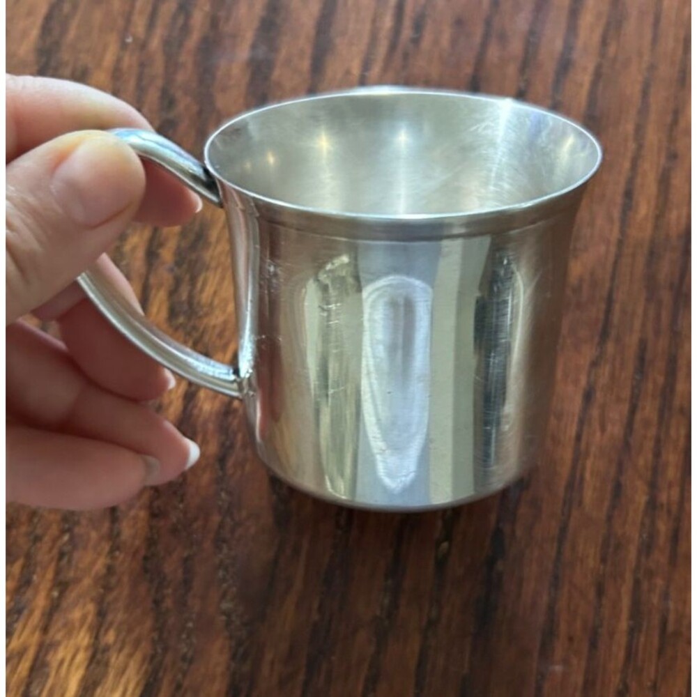 LUNT Silverplate Baby Cup Made in USA